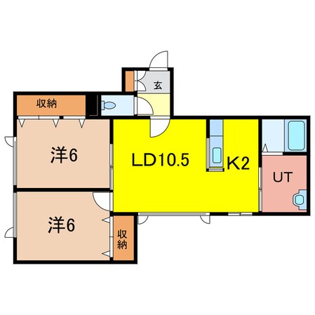 ＷＡＫＥ１３の物件間取画像